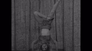 Sideshow Contortion XD82895 FEMALE CONTORTIONIST 1940s CIRCUS SIDESHOW NOVELTY FILM ...
