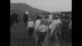 CS10245 1930s DUDE RANCH TRIP, RODEO AND NATIVE AMERICANS AT THE ALLAN ...